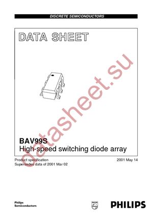 BAV99S T/R datasheet  